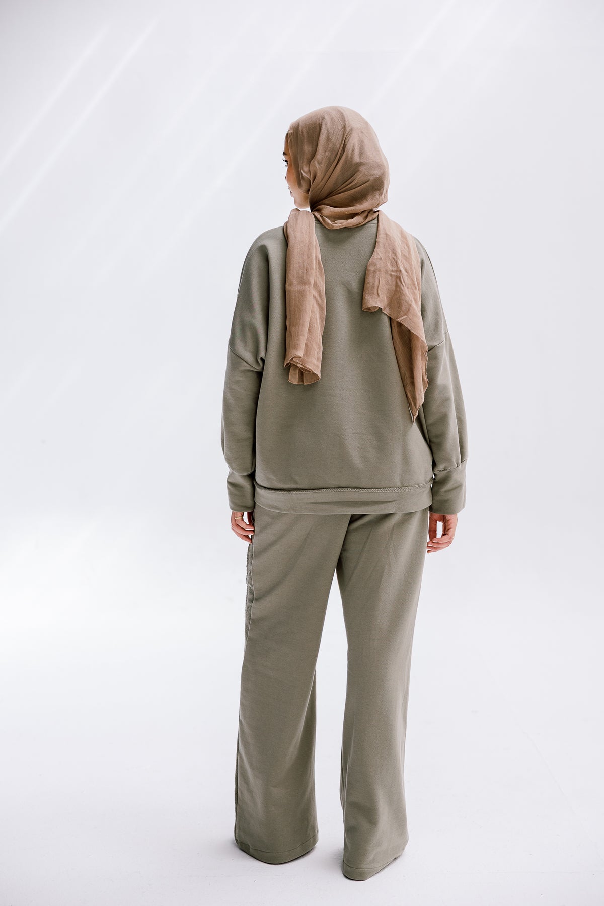 Fall Crewneck Set in Sage