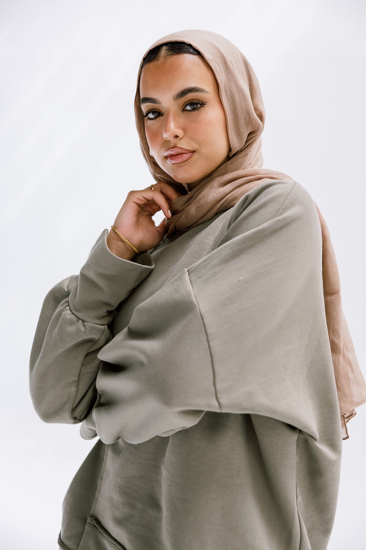 Fall Crewneck Set in Sage