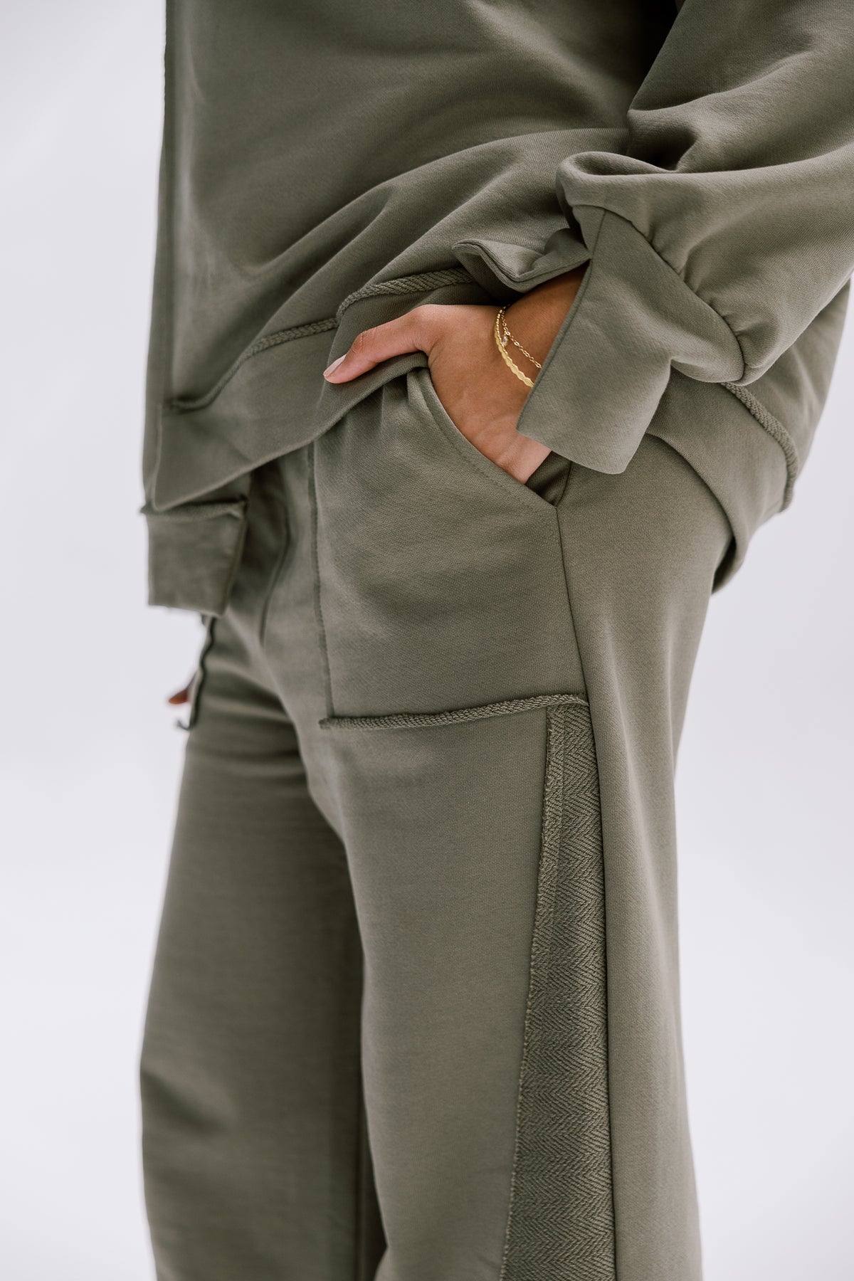 Fall Crewneck Set in Sage