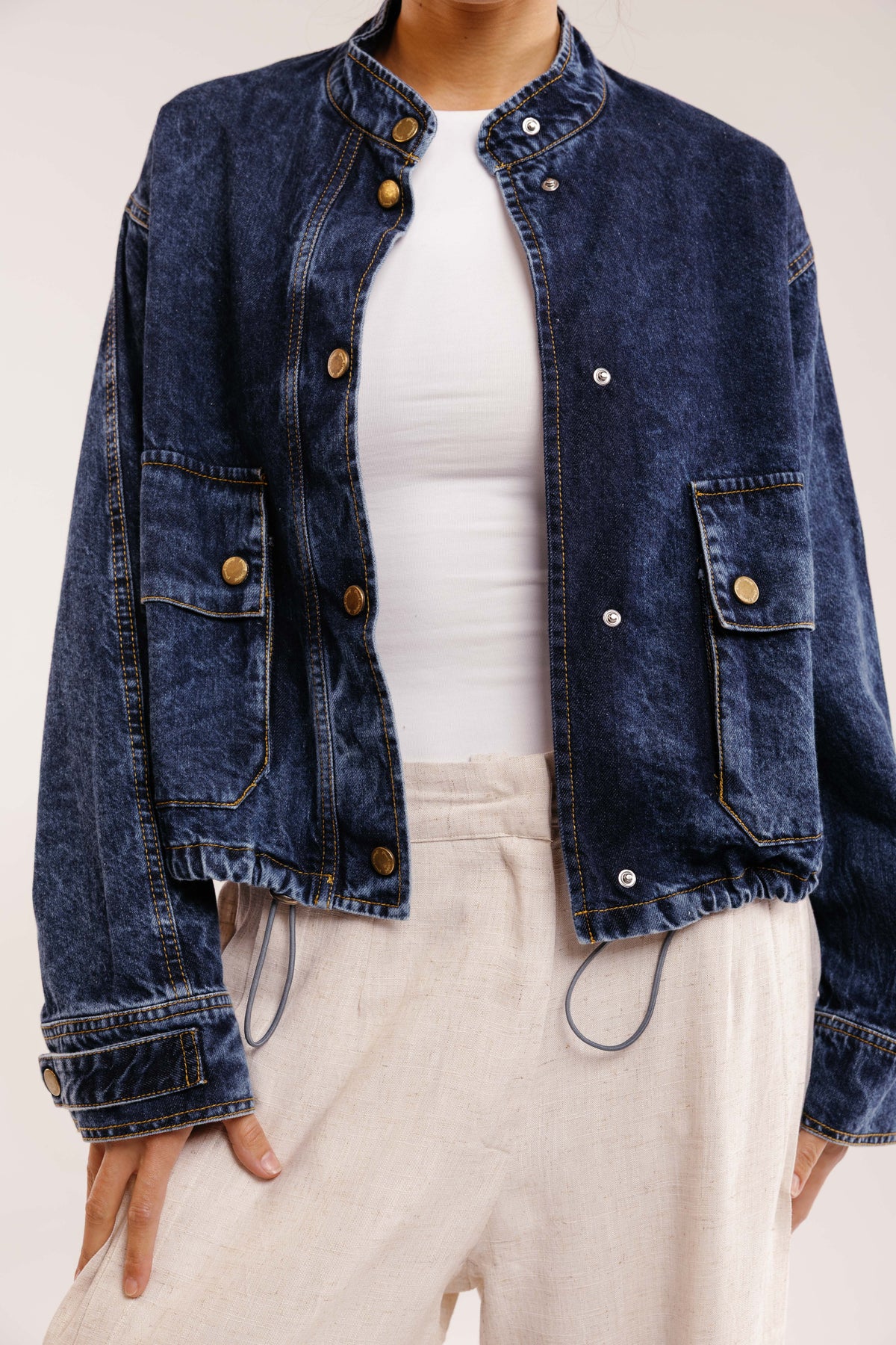 The Outline Crop Denim