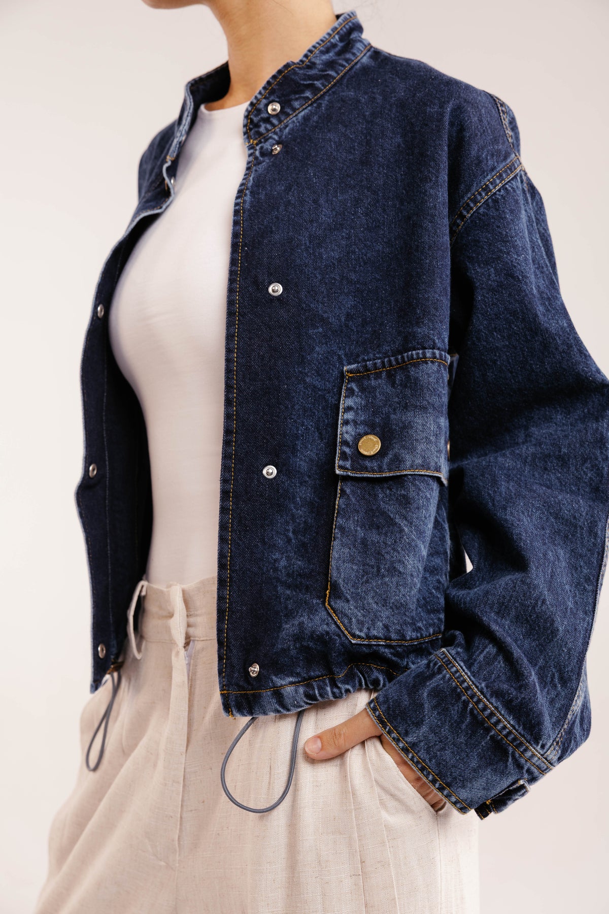 The Outline Crop Denim