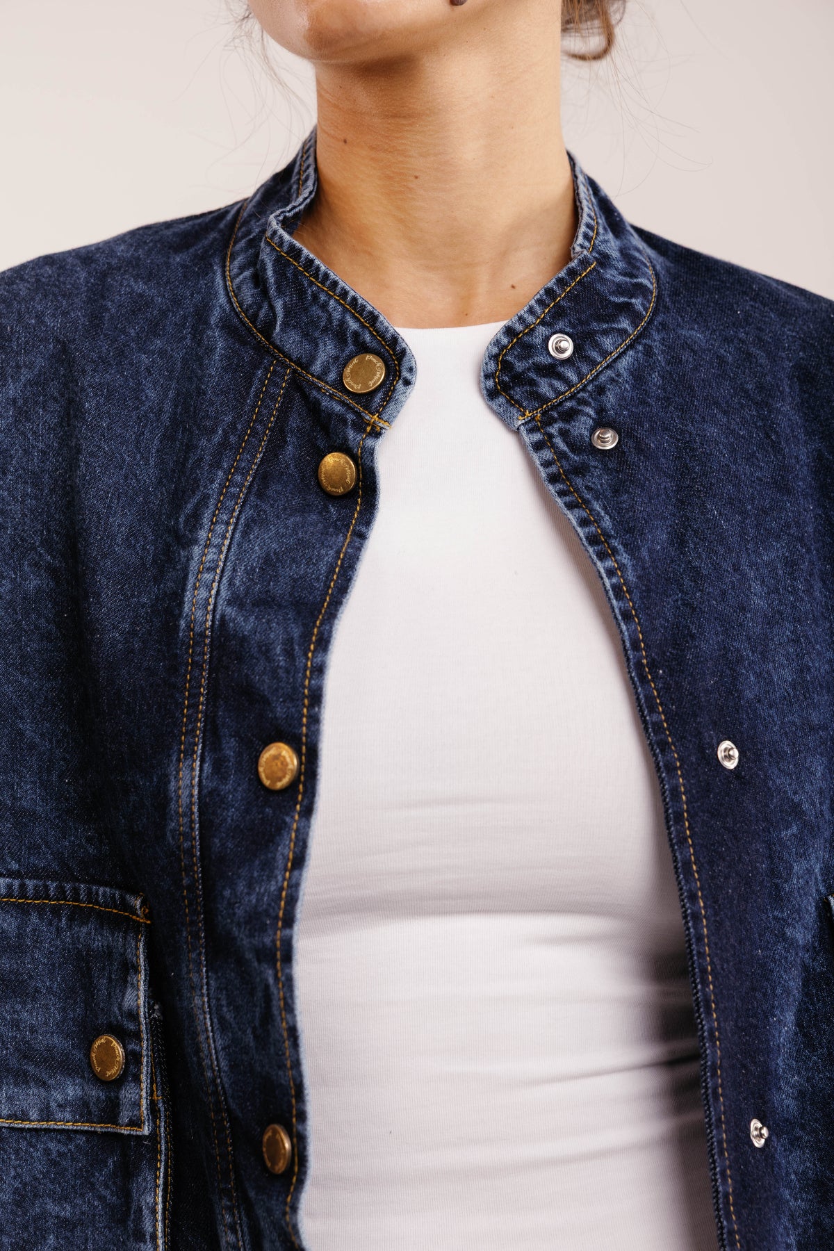 The Outline Crop Denim