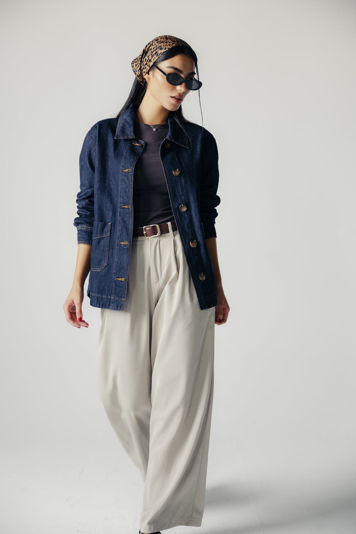 Falling Leaves Denim Jacket