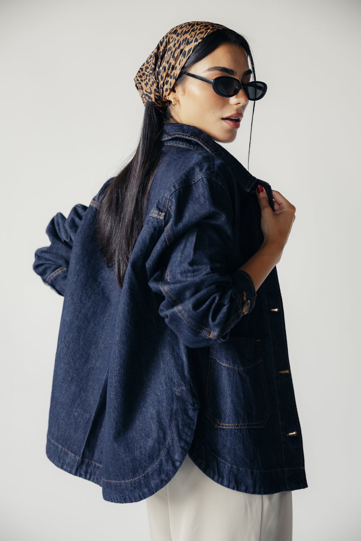 Falling Leaves Denim Jacket