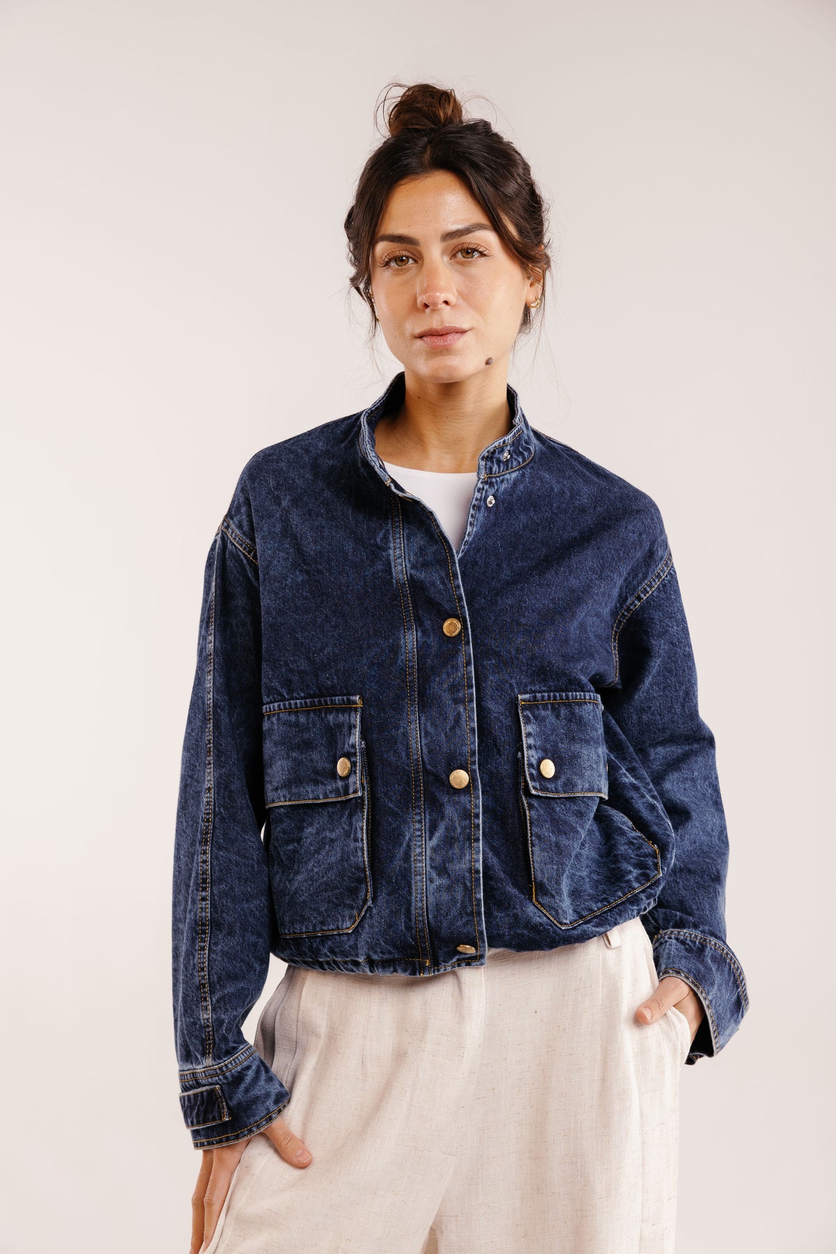 The Outline Crop Denim
