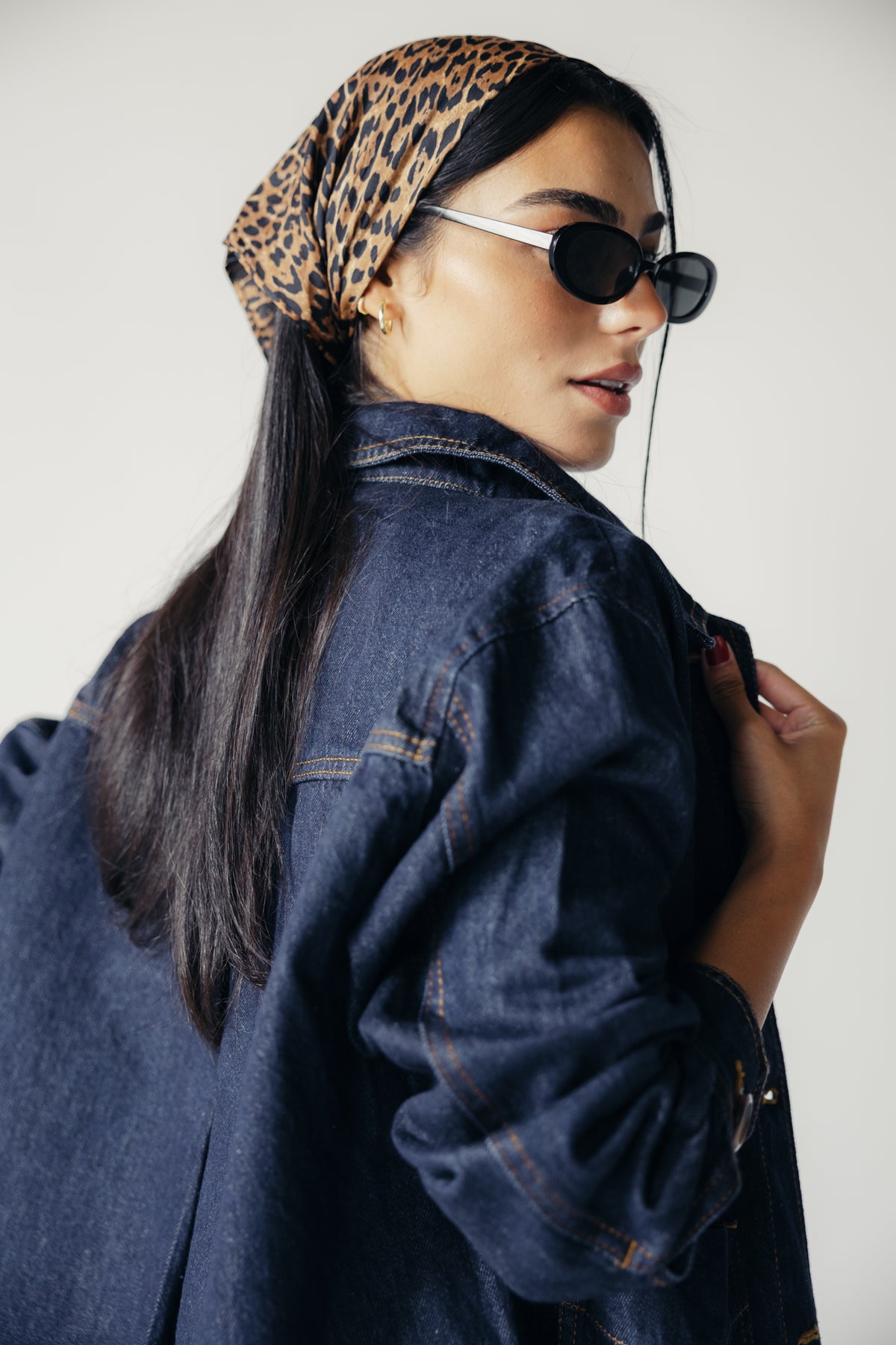 Falling Leaves Denim Jacket