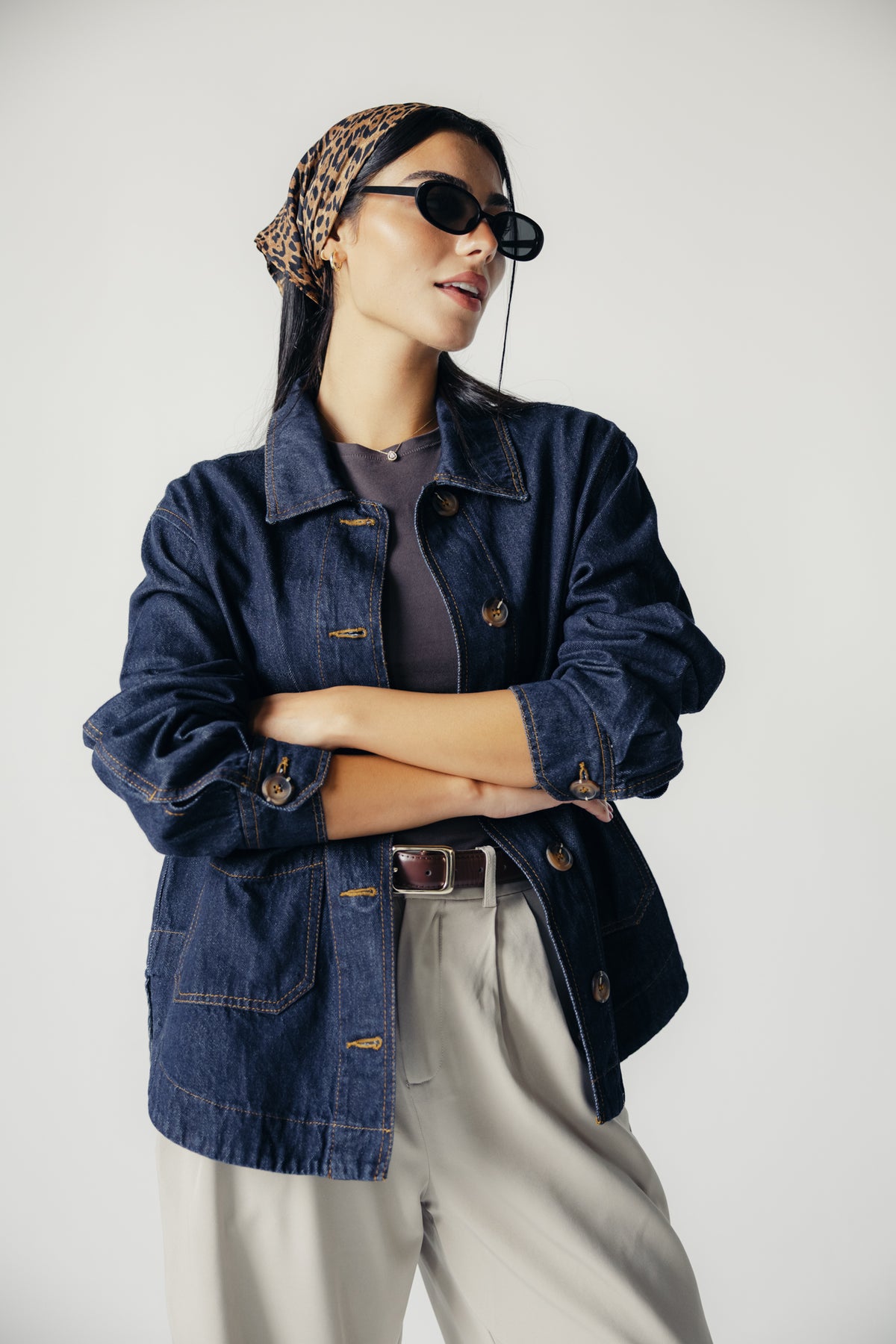 Falling Leaves Denim Jacket