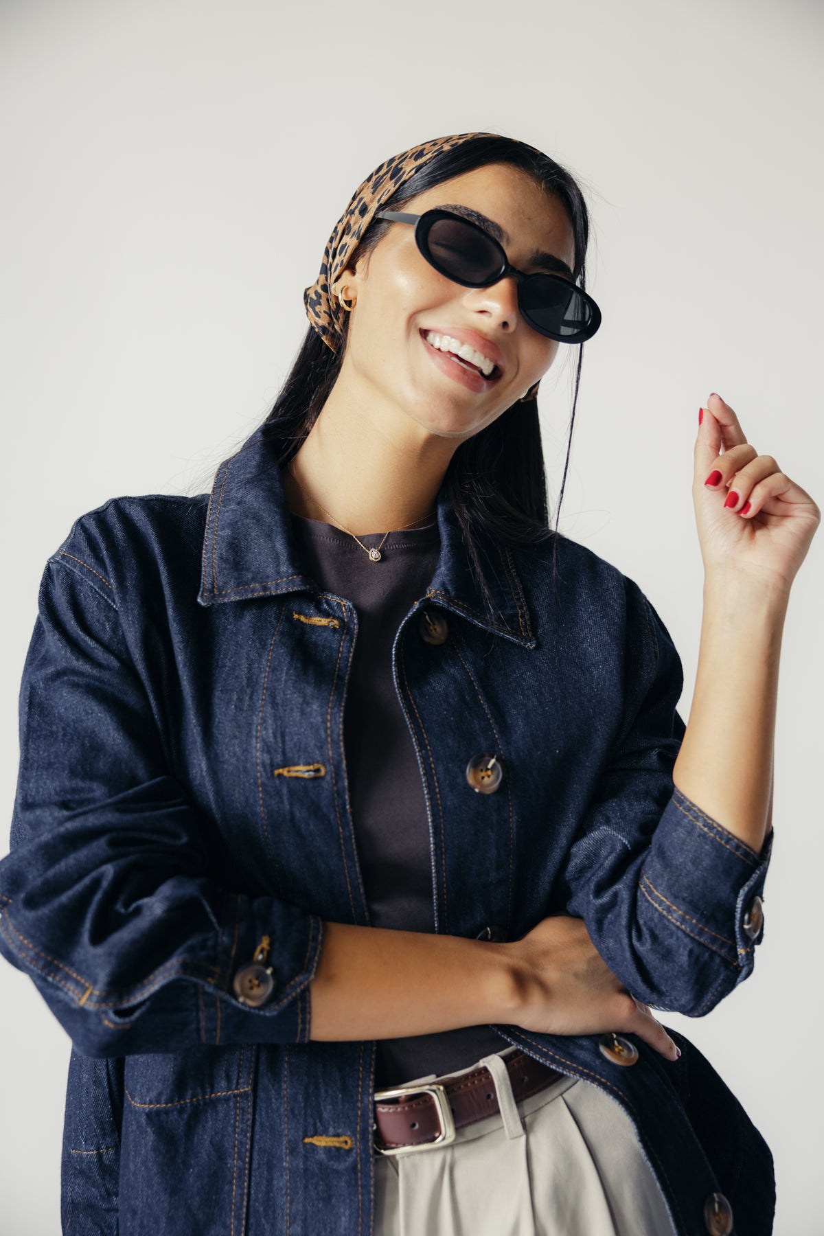 Falling Leaves Denim Jacket