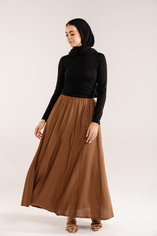 The Sway Skirt in Walnut