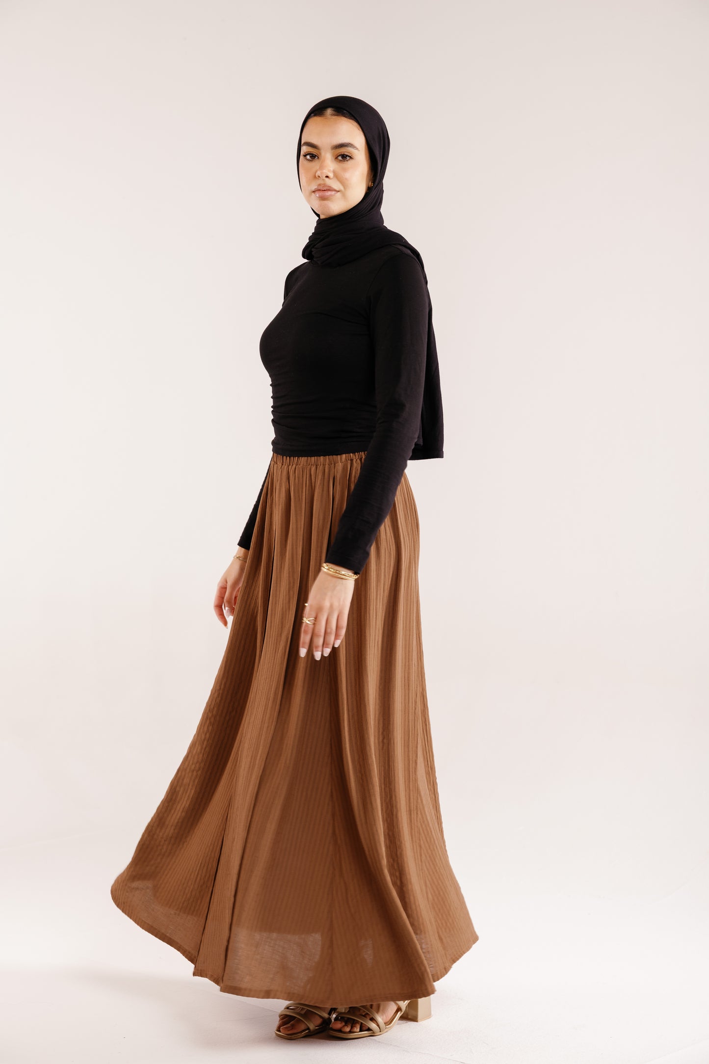The Sway Skirt in Walnut