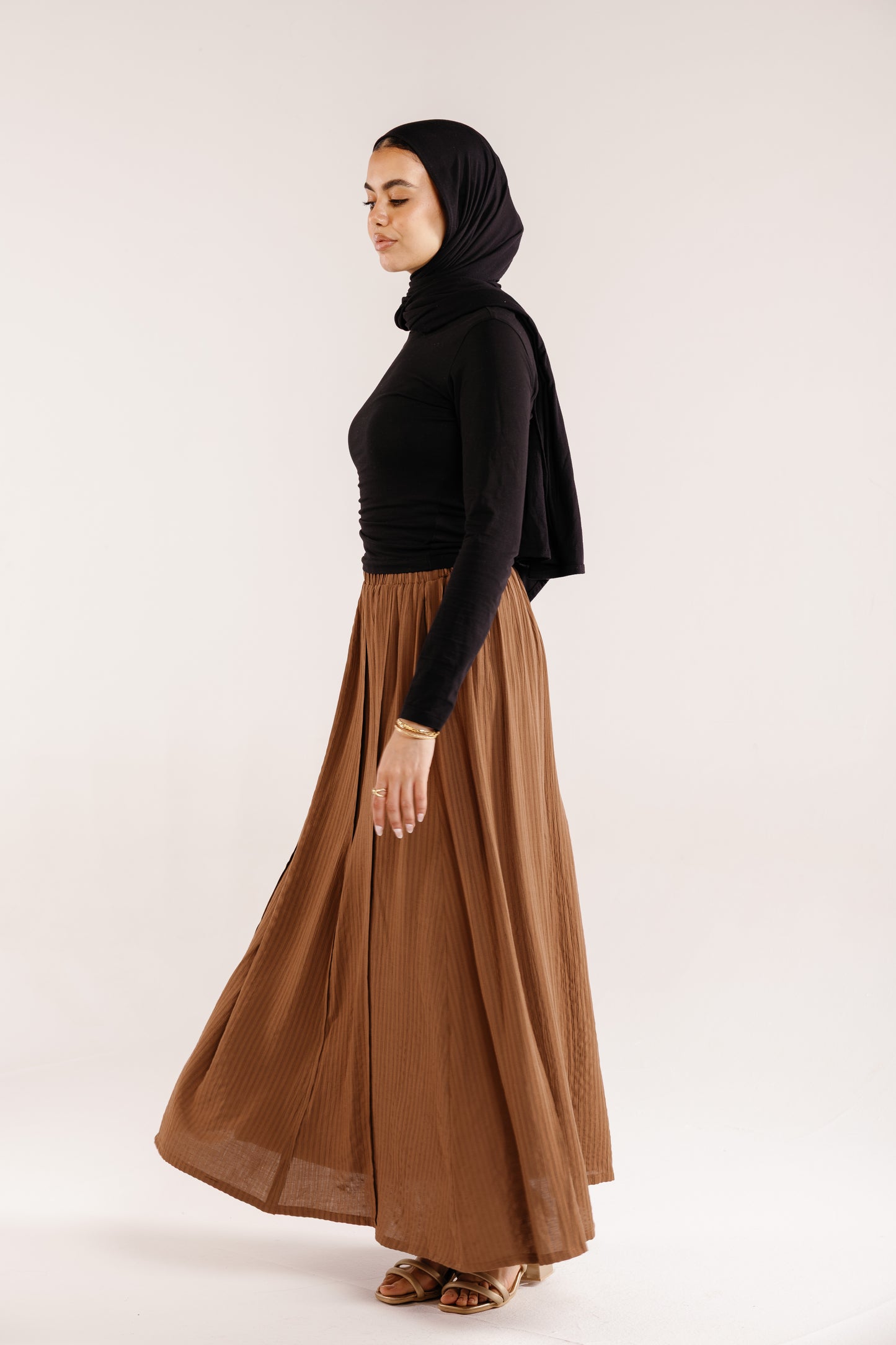 The Sway Skirt in Walnut