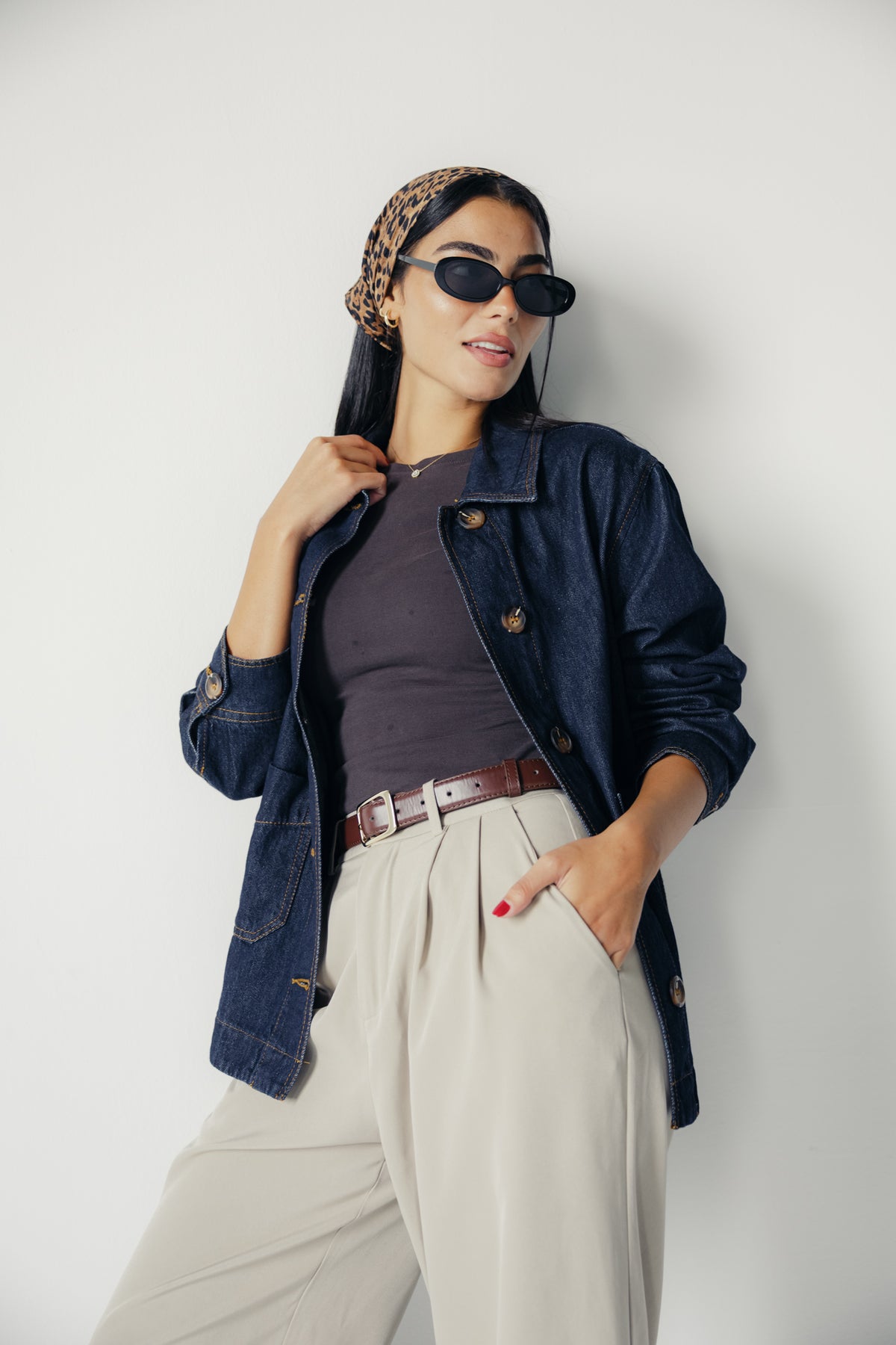 Falling Leaves Denim Jacket