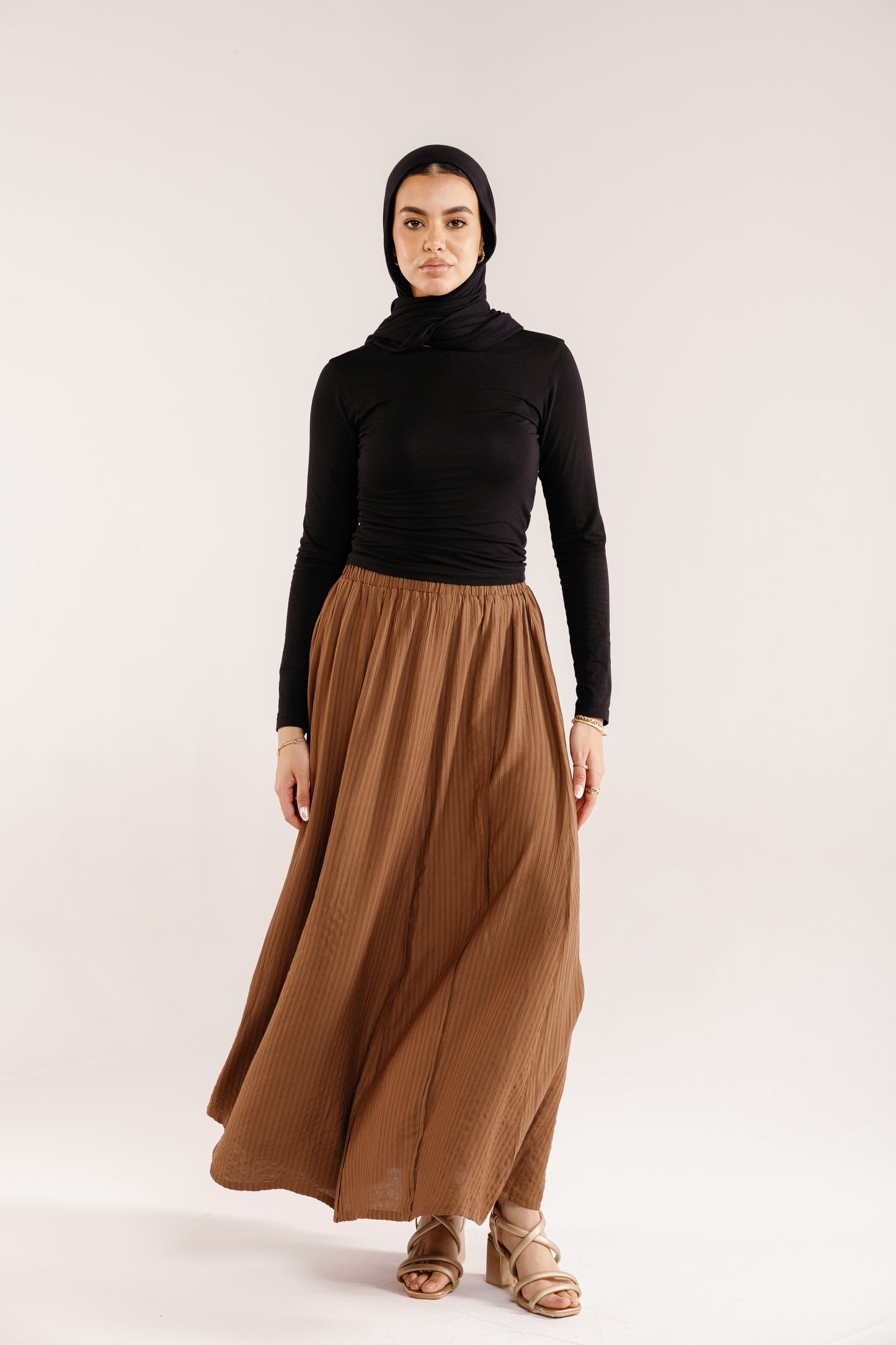 The Sway Skirt in Walnut