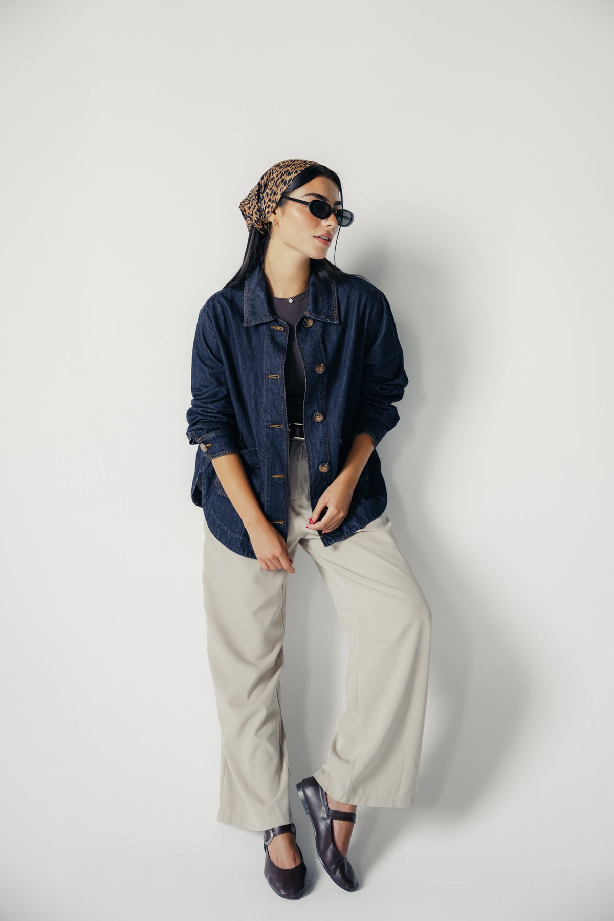 Falling Leaves Denim Jacket