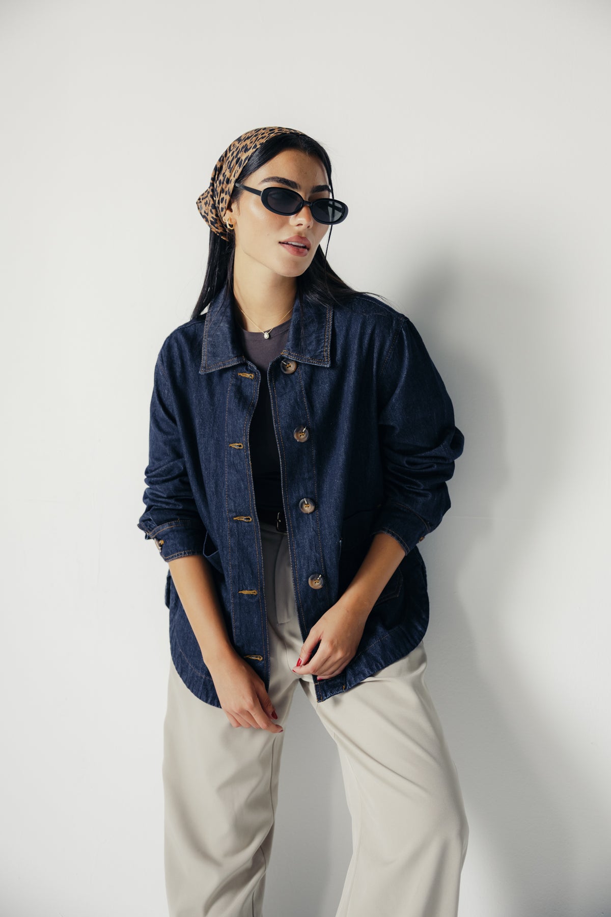 Falling Leaves Denim Jacket