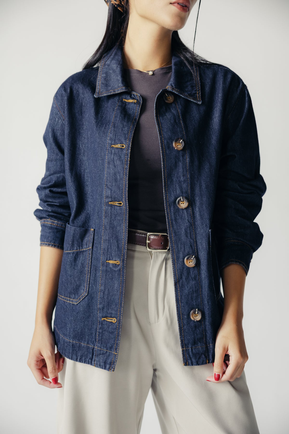 Falling Leaves Denim Jacket
