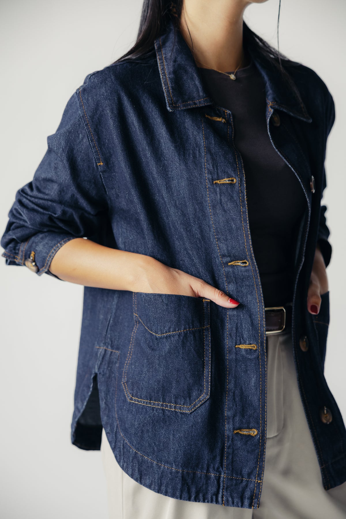 Falling Leaves Denim Jacket