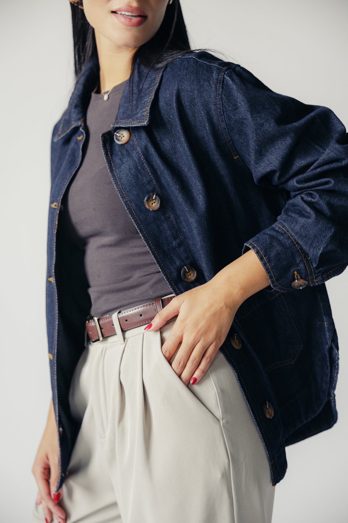 Falling Leaves Denim Jacket