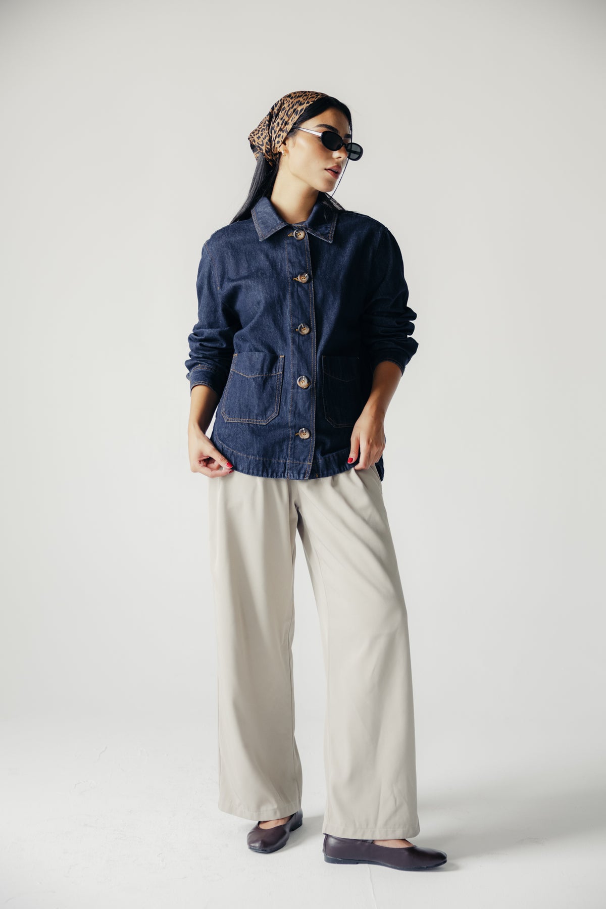 Falling Leaves Denim Jacket