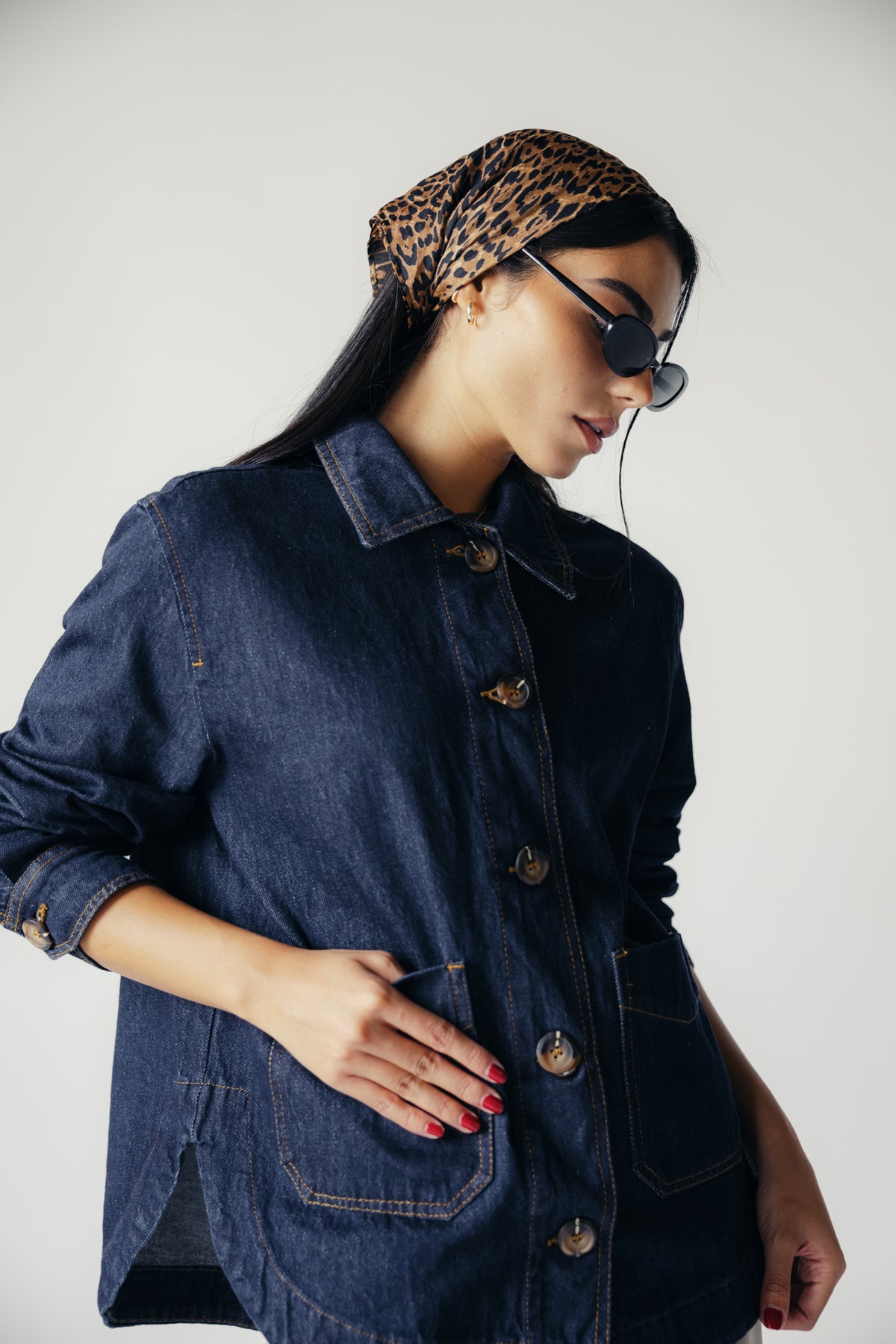Falling Leaves Denim Jacket