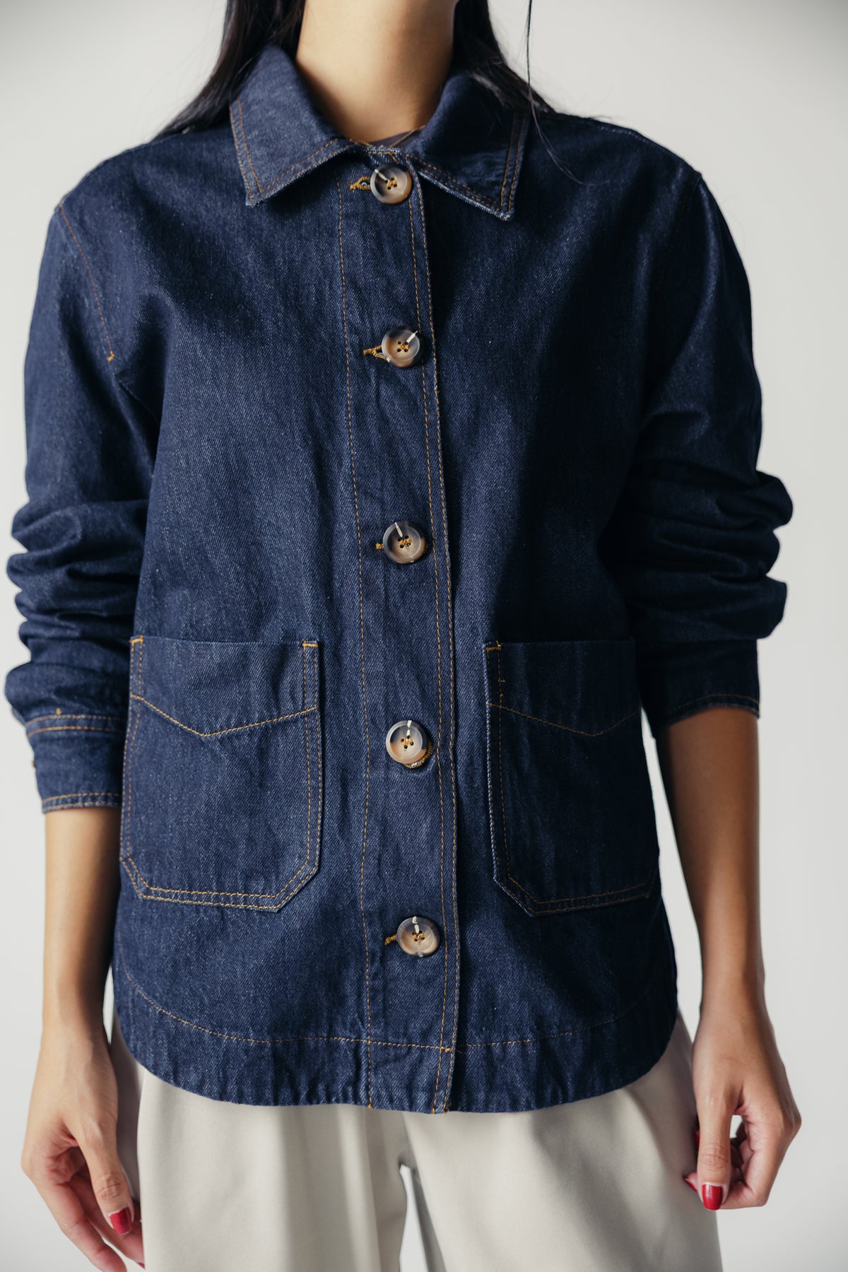 Falling Leaves Denim Jacket