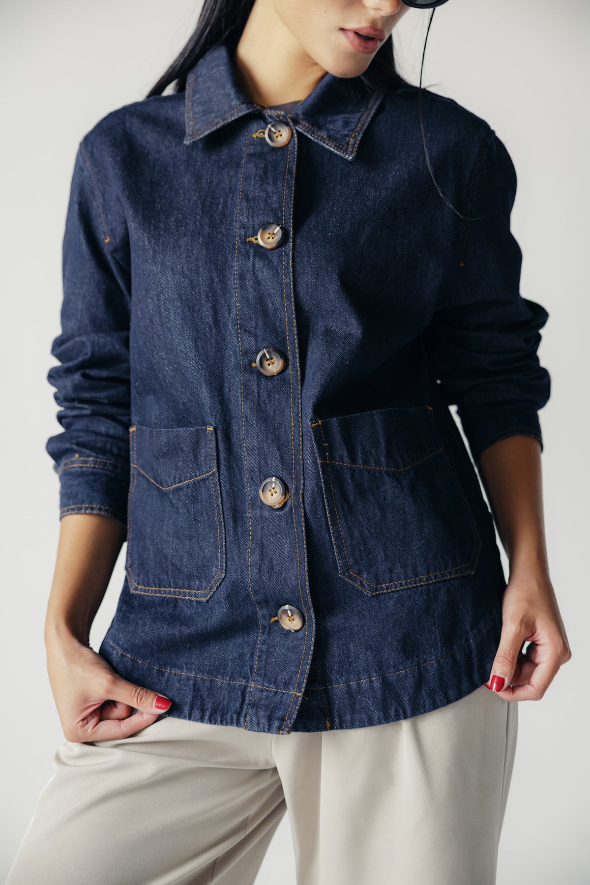 Falling Leaves Denim Jacket