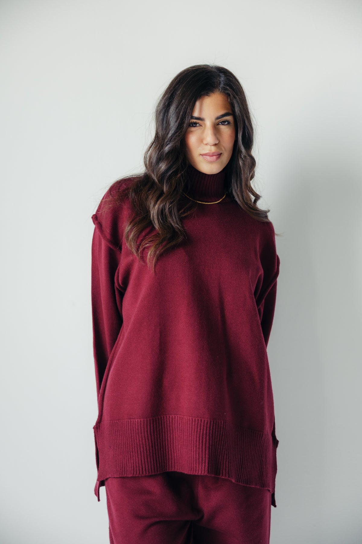 The Lounge Set in Cranberry