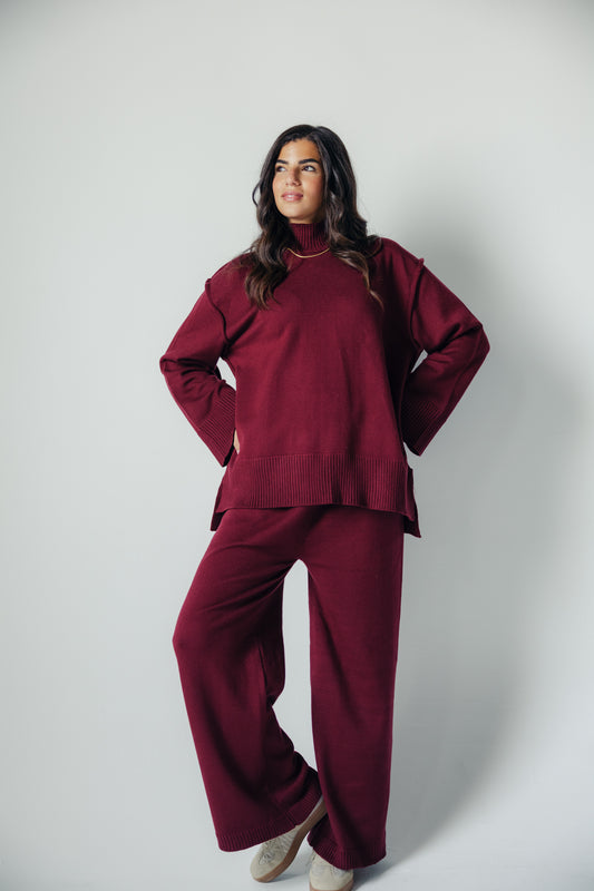 The Lounge Set in Cranberry