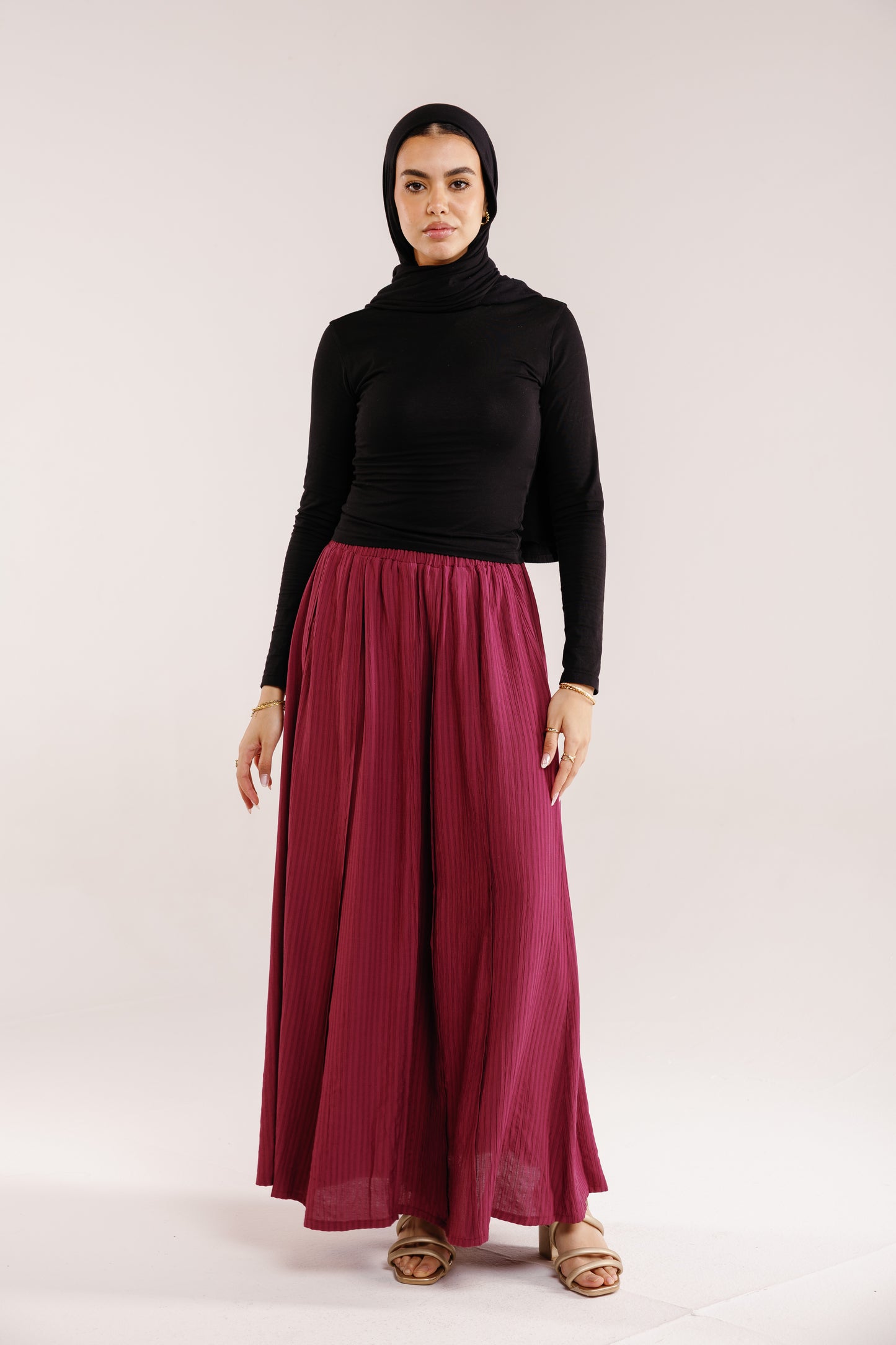 The Sway Skirt in Ruby