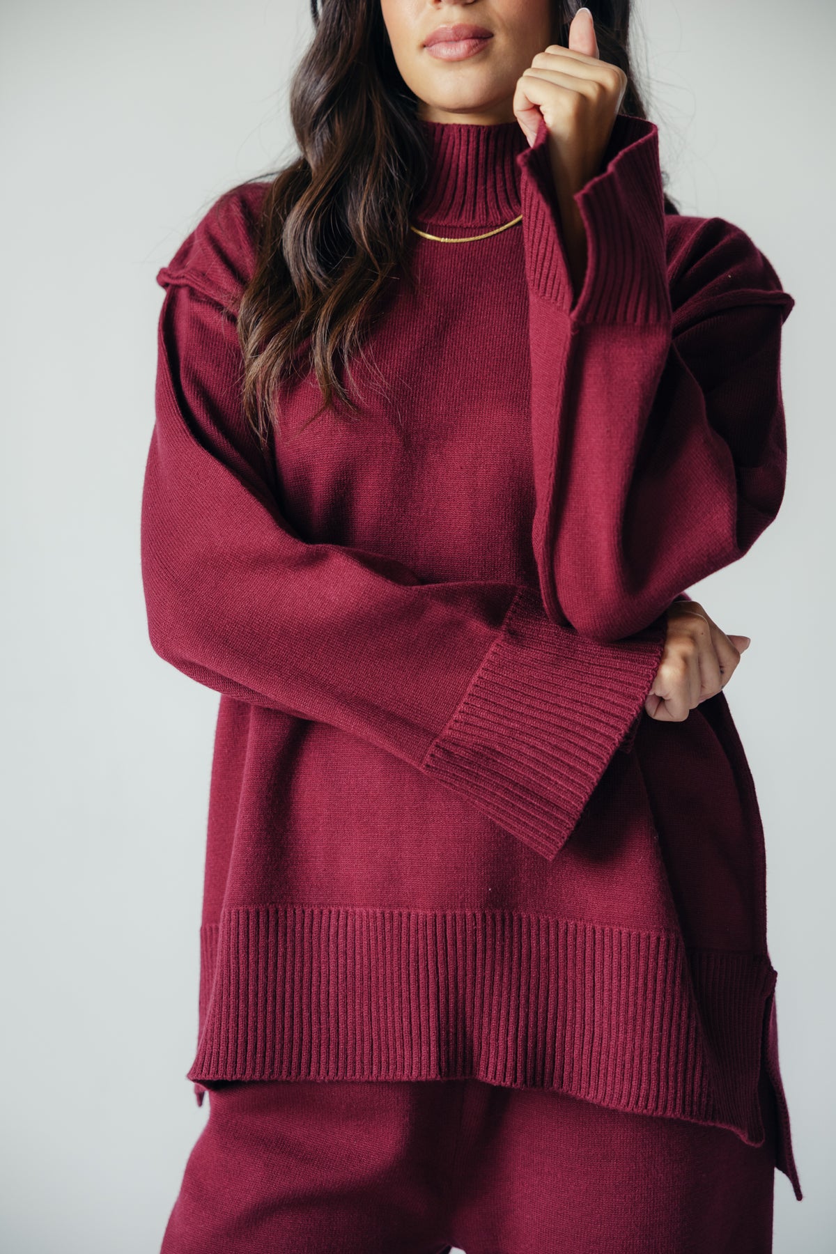 The Lounge Set in Cranberry