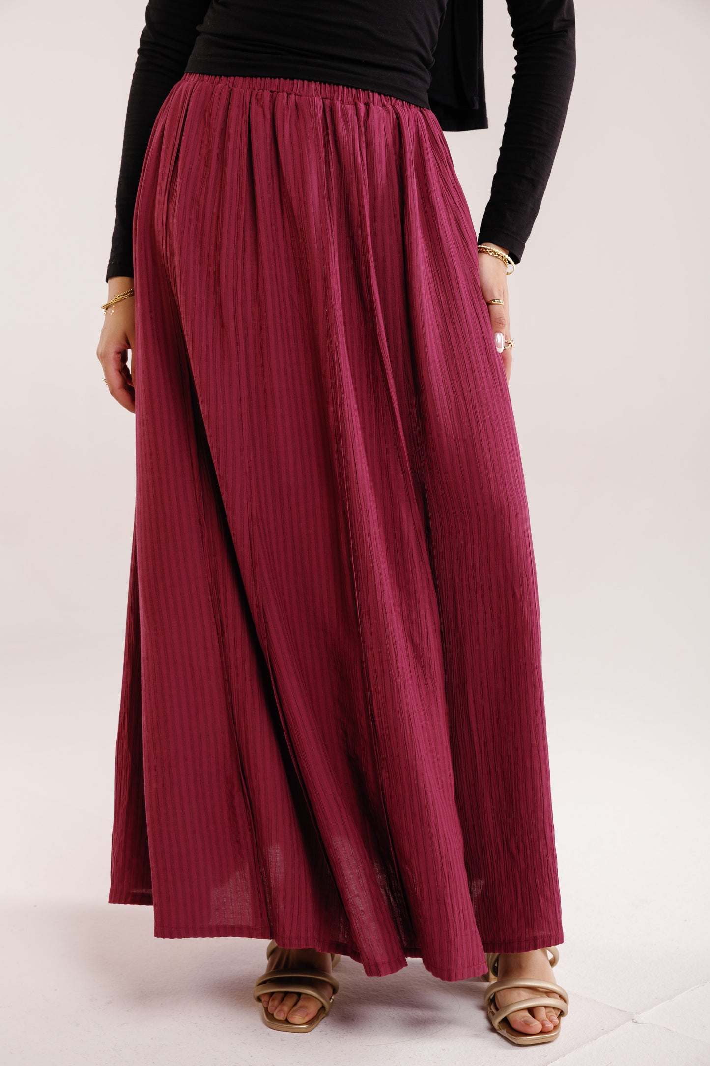 The Sway Skirt in Ruby