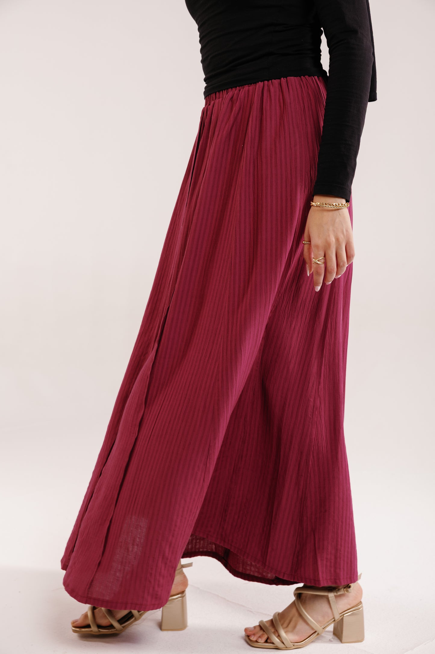 The Sway Skirt in Ruby