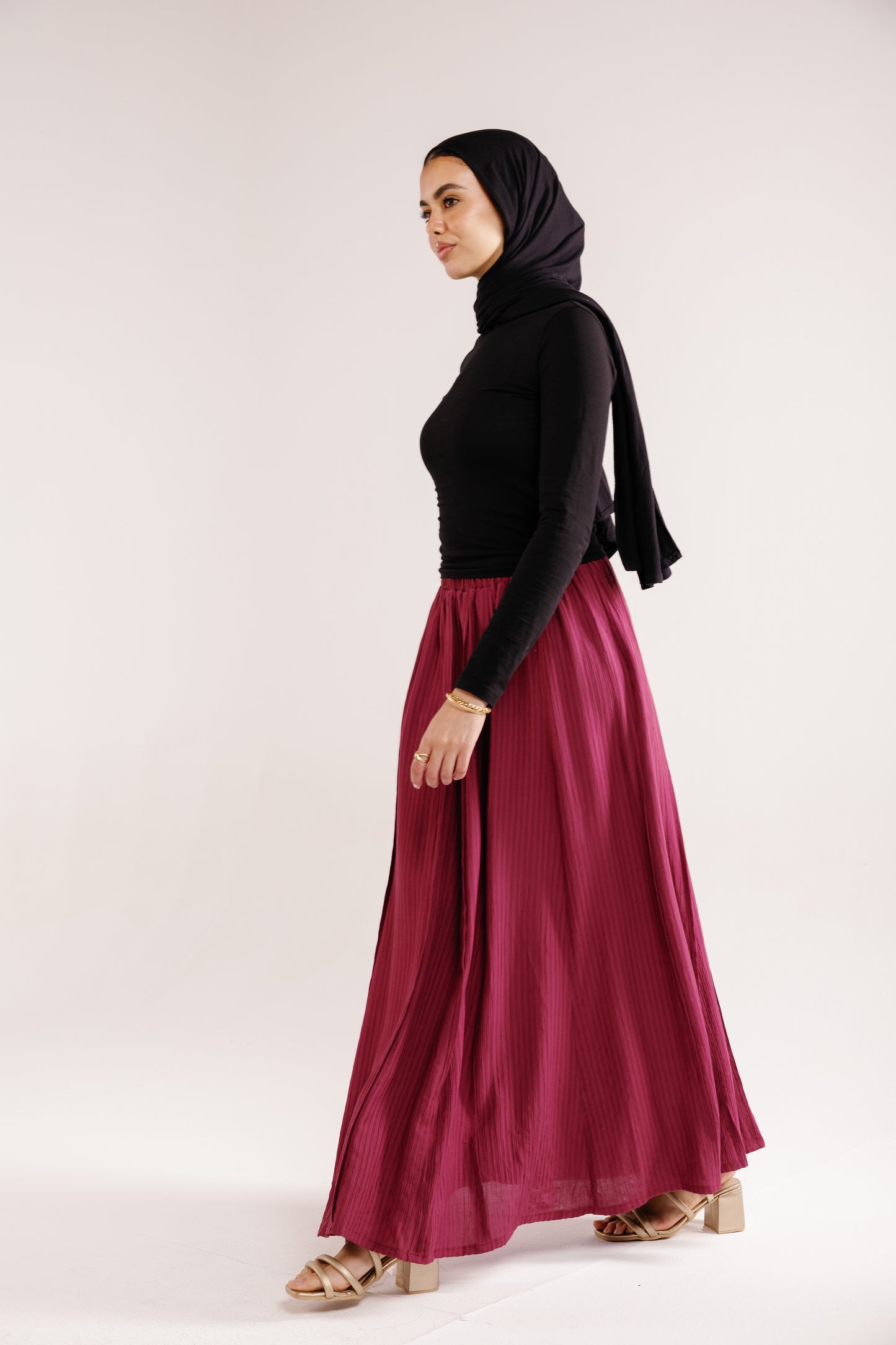 The Sway Skirt in Ruby