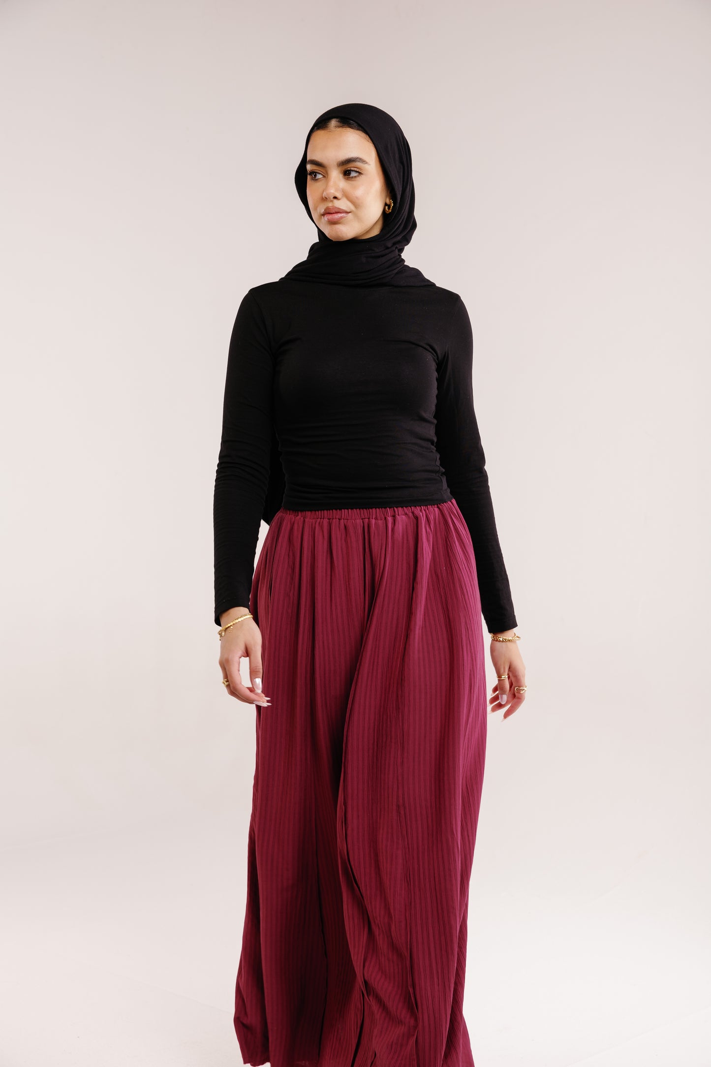 The Sway Skirt in Ruby