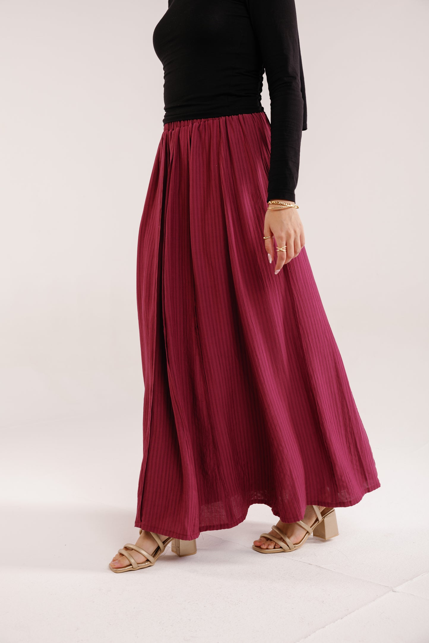 The Sway Skirt in Ruby