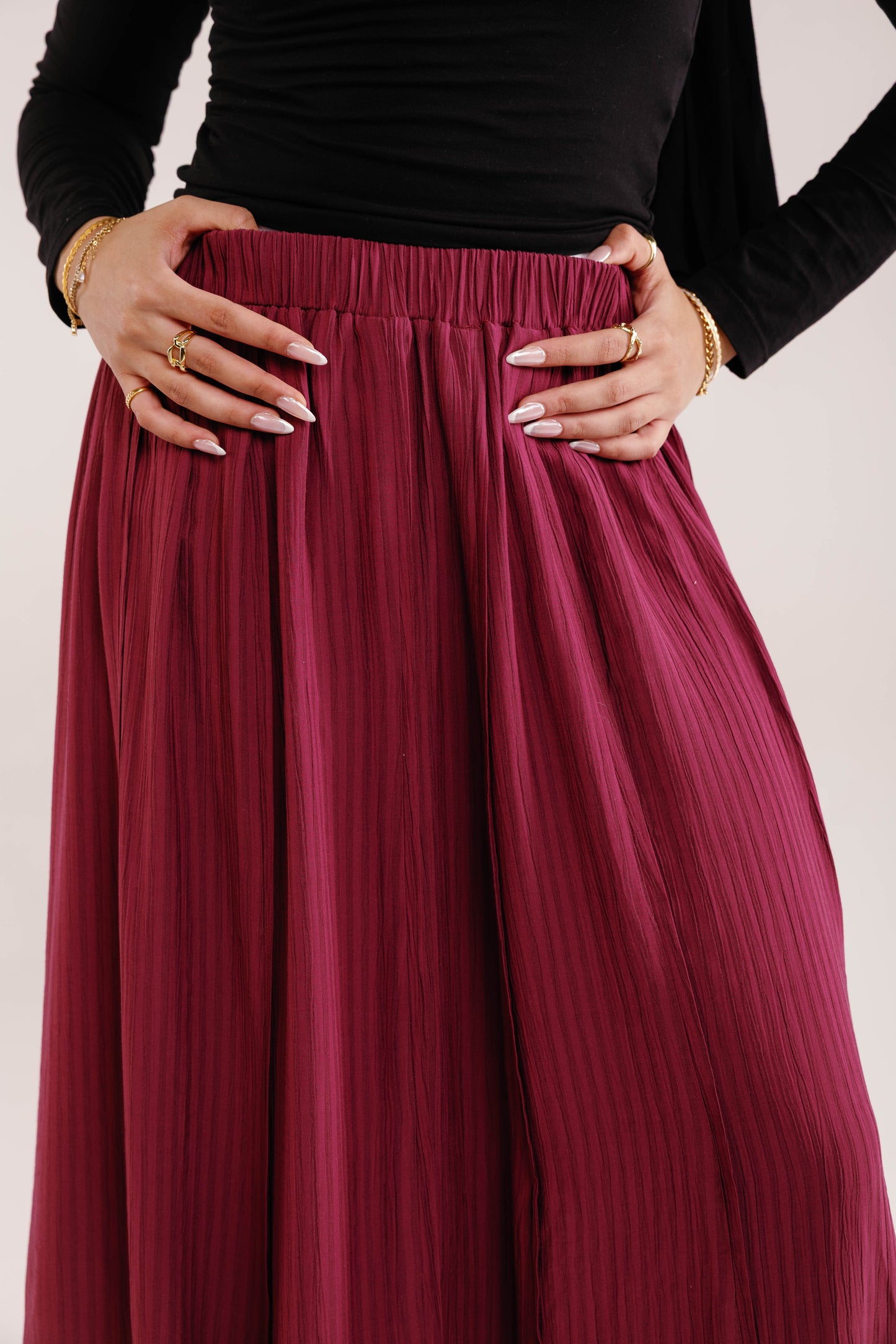 The Sway Skirt in Ruby