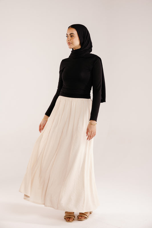 The Sway Skirt in Cream