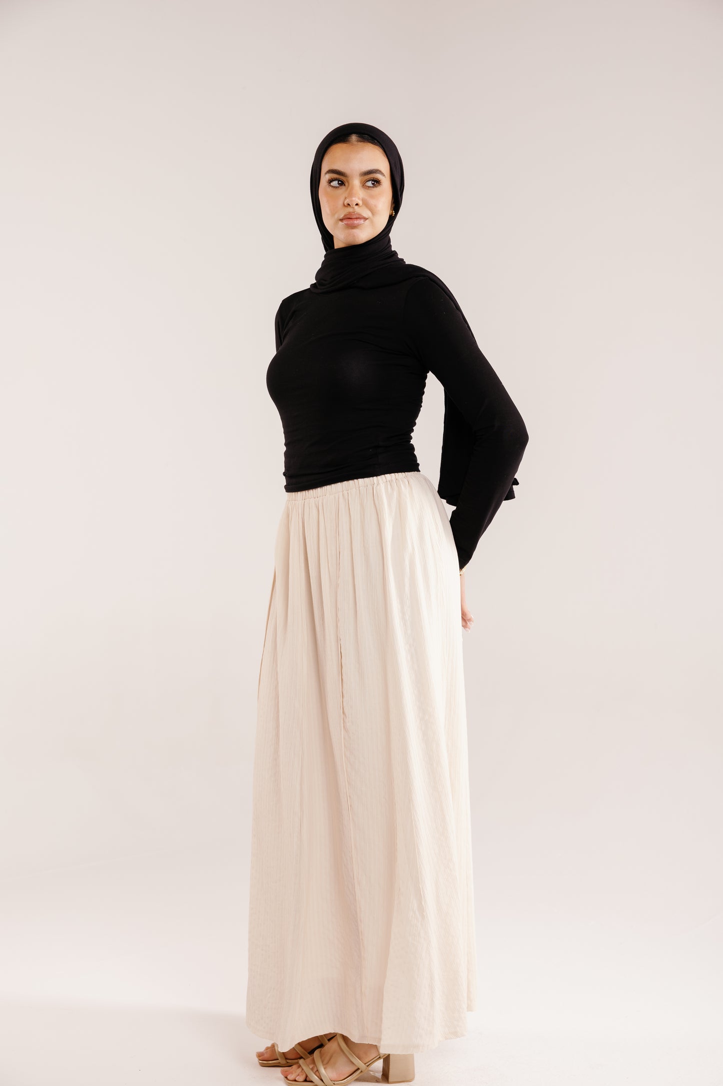 The Sway Skirt in Cream