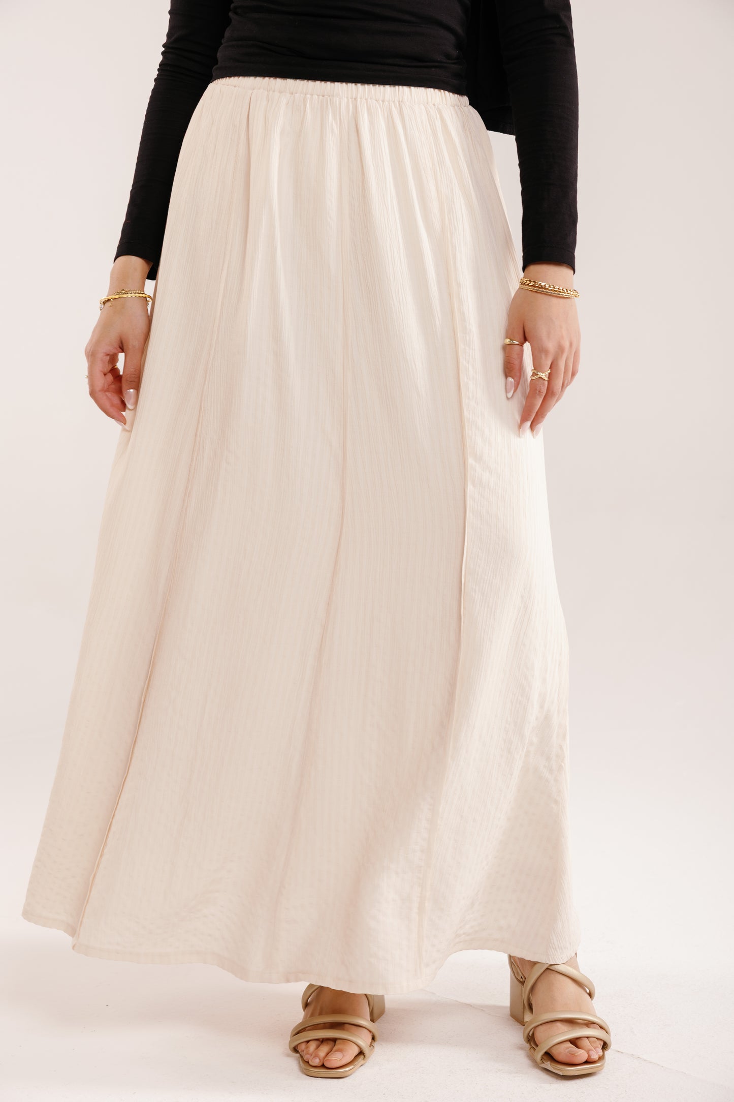 The Sway Skirt in Cream