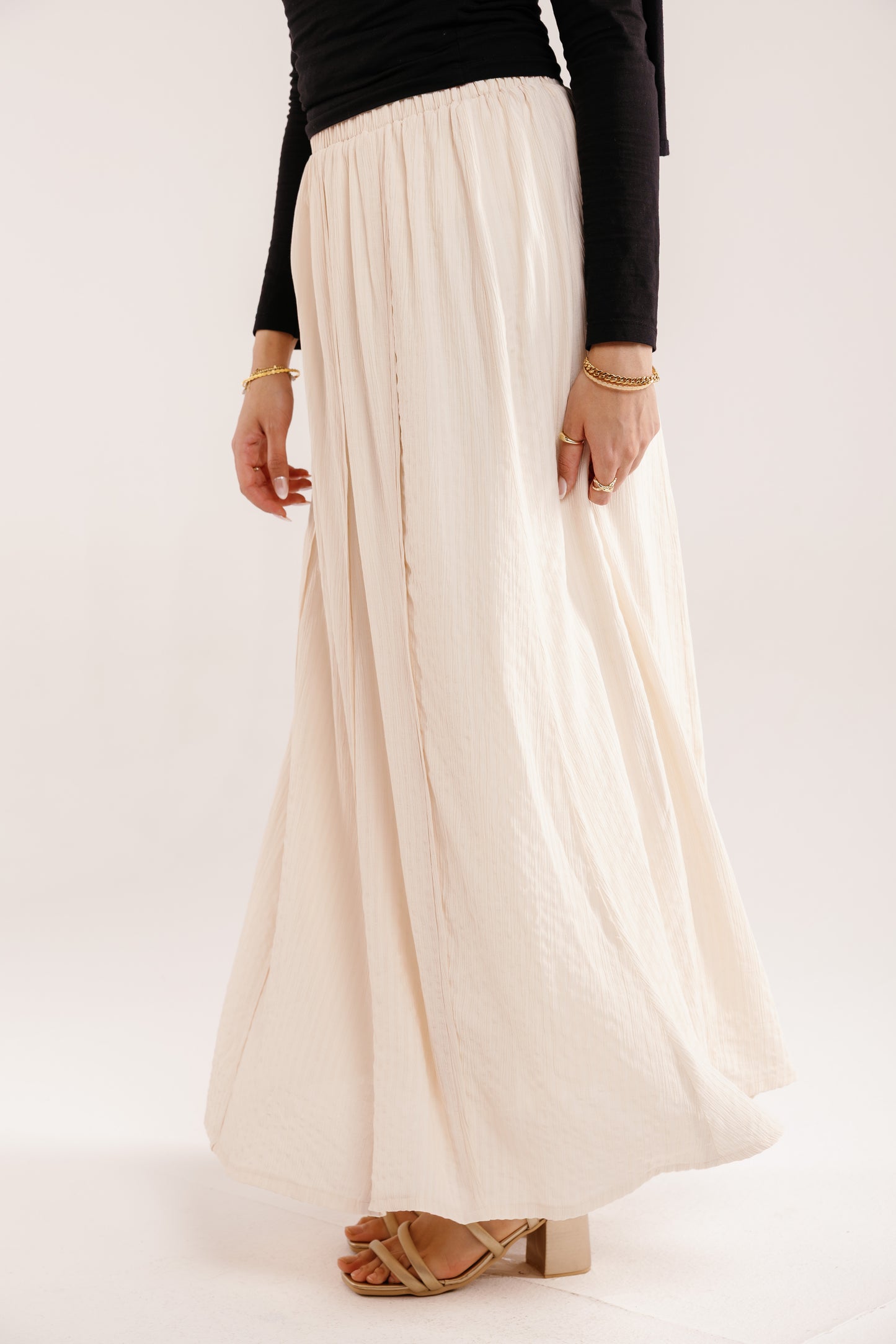 The Sway Skirt in Cream
