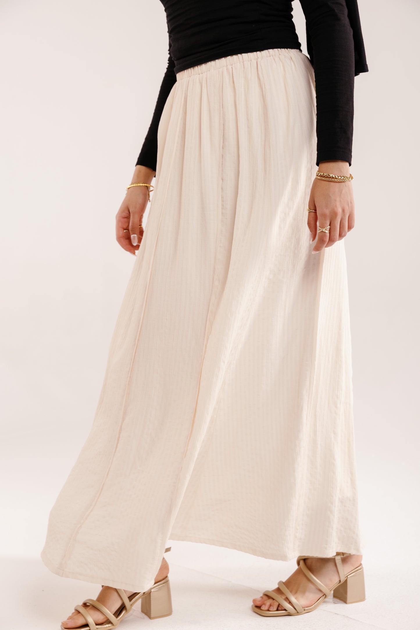The Sway Skirt in Cream
