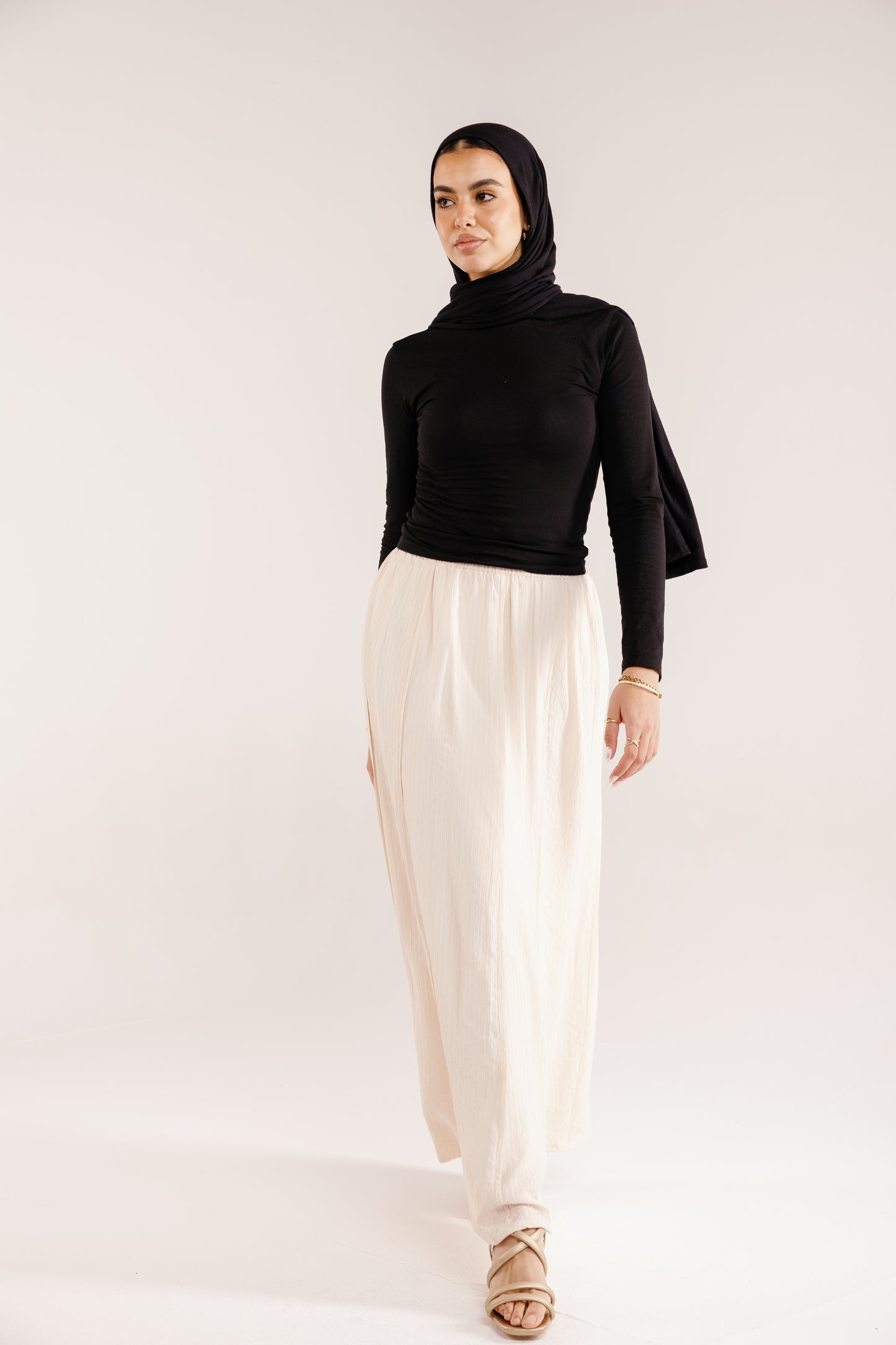 The Sway Skirt in Cream