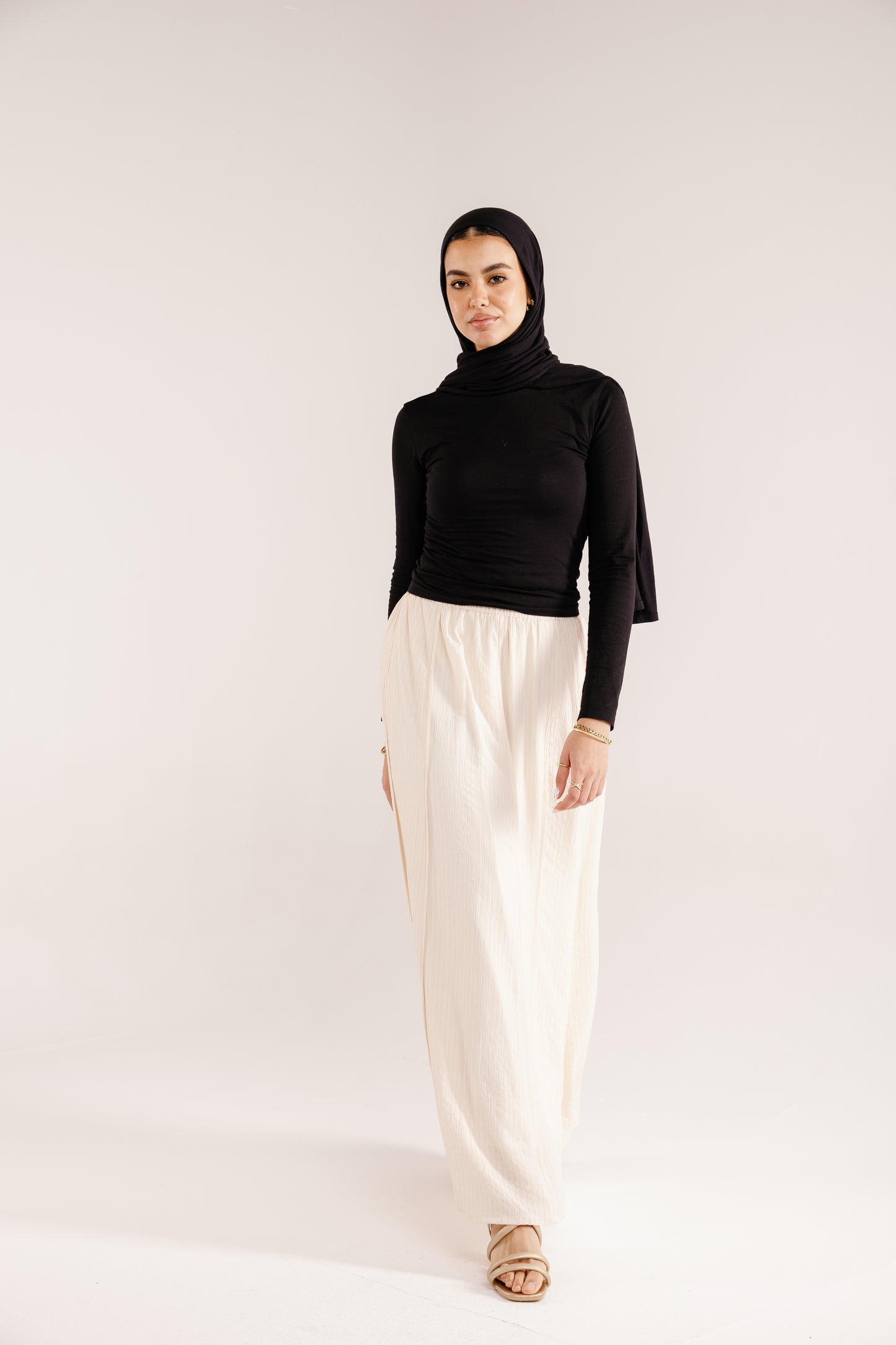 The Sway Skirt in Cream