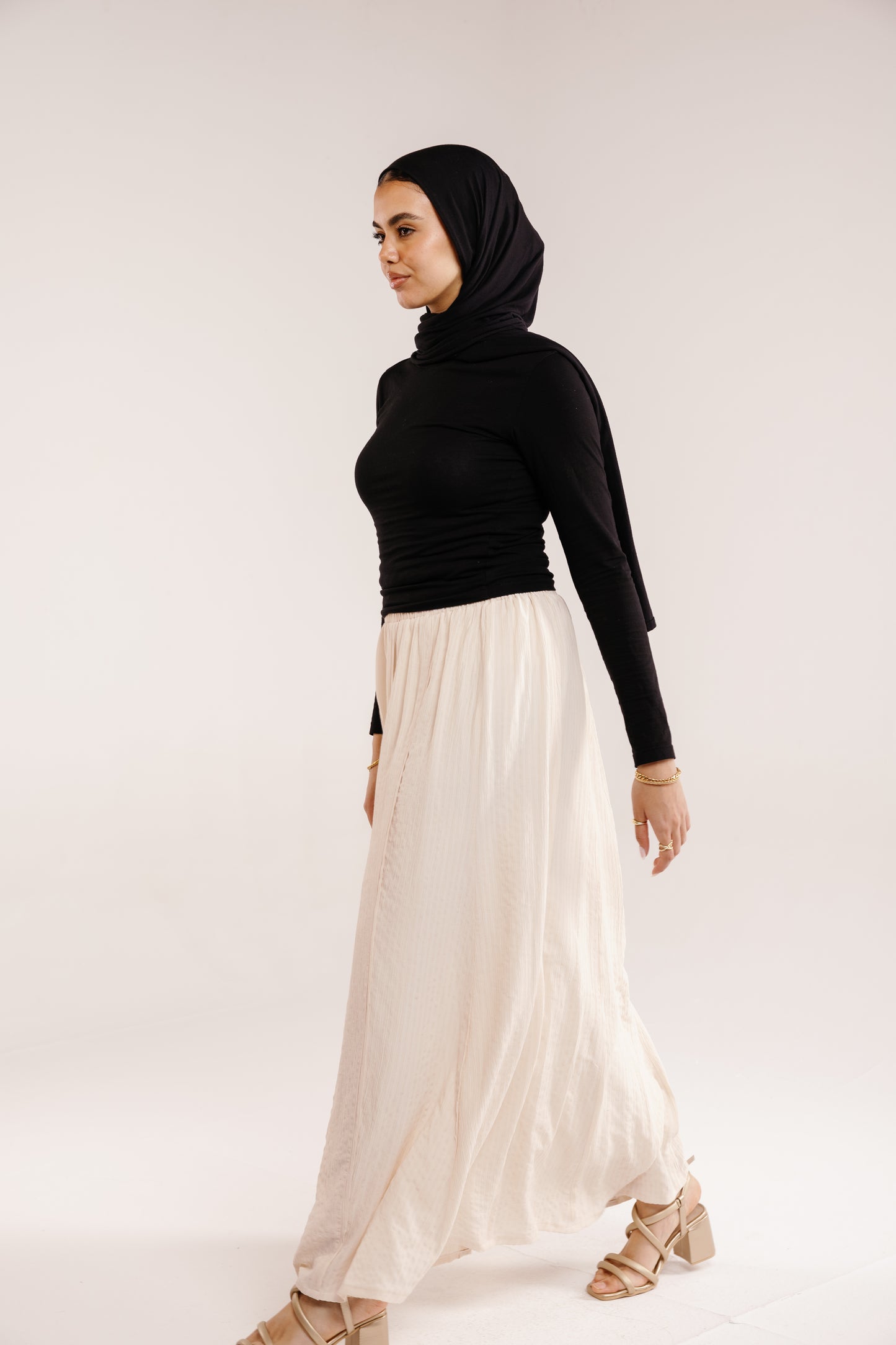 The Sway Skirt in Cream