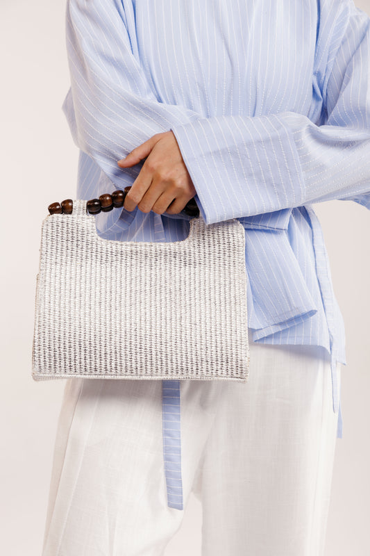 The Prism Pouch in White