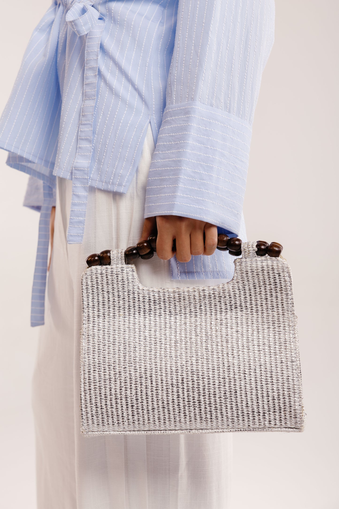 The Prism Pouch in White