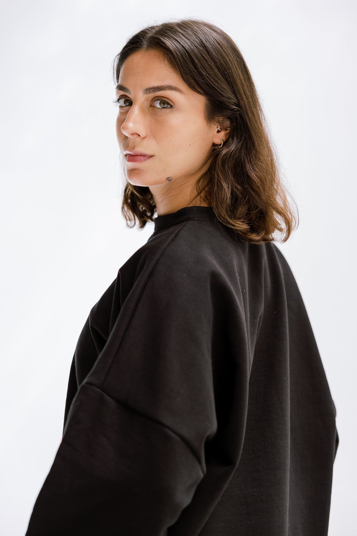 Fall Crewneck Set in Black