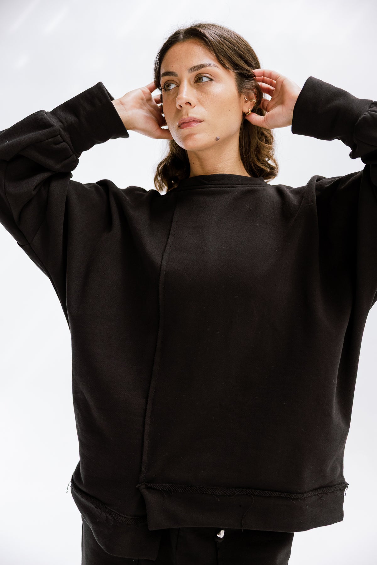 Fall Crewneck Set in Black