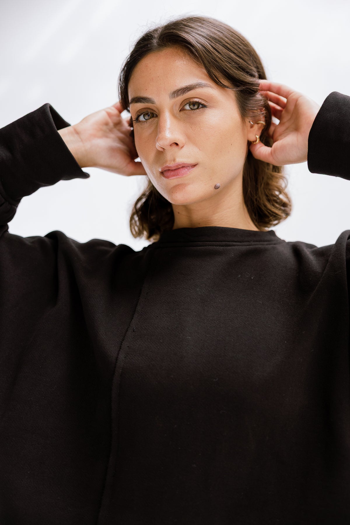 Fall Crewneck Set in Black