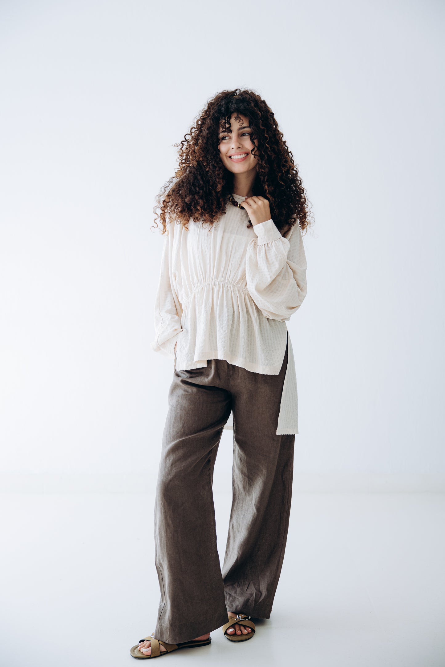 Willow Blouse in Cream